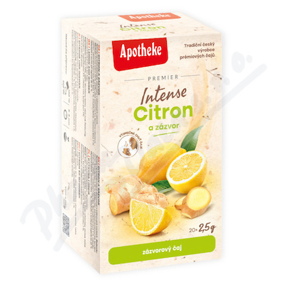Apotheke Premier Intense Citron a zázvor čaj 20x2.5g