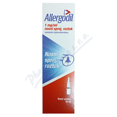 Allergodil 1mg/ml nosní sprej 10 ml