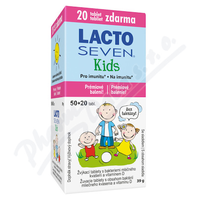 Lacto Seven Kids 50+20 tablet navíc
