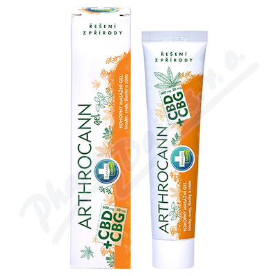 Annabis Arthrocann CBD 600mg+CBG 20mg konopný masážní gel 75ml