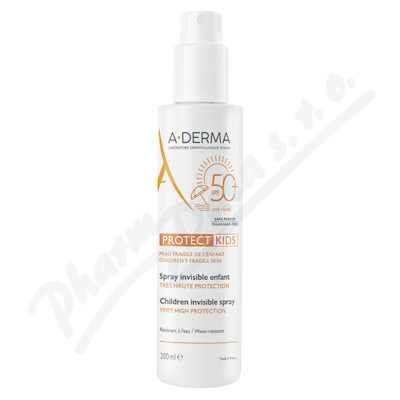 A-derma Protect Kids Transpar.sprej Spf50+ 200ml