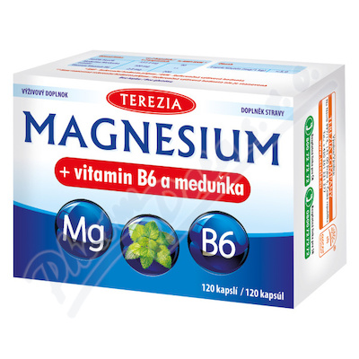 Terezia Magnesium+vitamin B6 a meduňka 120 kapslí