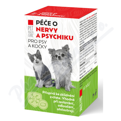 Pet Health Care Péče o nervy a psychiku pro psy a kočky 60 tablet