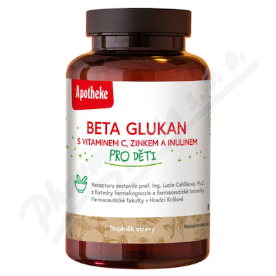 Apotheke Beta glukan s vitaminem C zinkem a inulinem pro děti 120 tobolek