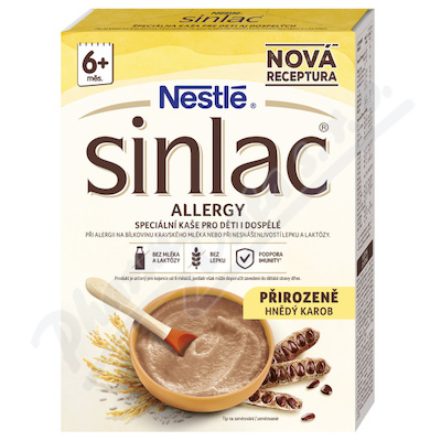 Nestlé Sinlac Allergy speciální kaše 250g od ukončeného 6. měsíce
