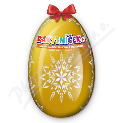 Rakytníček+ multivitaminové želatinky s rakytníkem 50ks zlaté vejce 2026