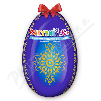 Rakytníček+ multivitaminové želatinky s rakytníkem 50ks modré vejce 2026