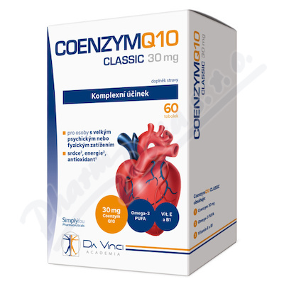 Coenzym Q10 Classic 30mg Da Vinci Academia Tobolek 60