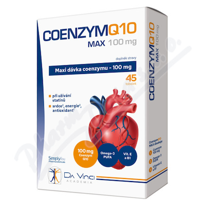 Coenzym Q10 Max 100mg Da Vinci Academia Tobolek 45