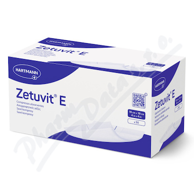 Hartmann Zetuvit E savé nesterilní kompresy 10x10cm 50ks