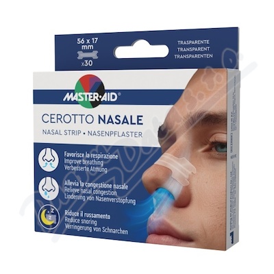 Master Aid nosní náplasti 56x17mm 30 ks
