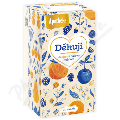 Apotheke Děkuji dárková čajová kolekce 20 sáčků