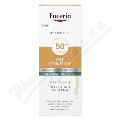 Eucerin SUN UV Serum na opalování na obličej SPF50+ 30ml