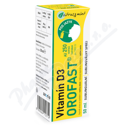 Vitamín D3 Orofast sublinguální sprej 50 ml