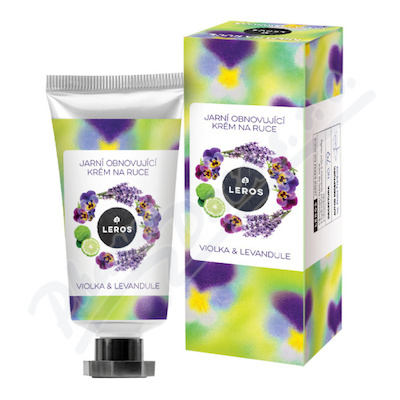 Leros Jarní obnovující krém na ruce Violka & levandule 30ml