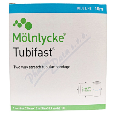 Tubifast pružné hadicové obinadlo Blue Line 7.5cmx10m 1 ks