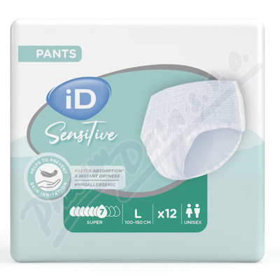 iD Sensitive Pants Super Large 12 ks