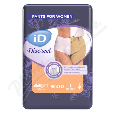 iD Discreet Pants Normal Large 10ks