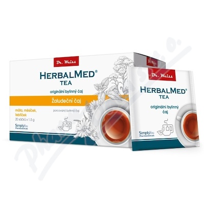 HerbalMed Tea Žaludeční originální bylinný čaj Dr.Weiss 20x1.5g