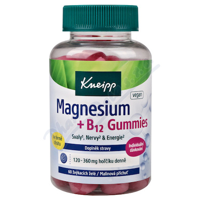 Kneipp Magnesium+B12 gummies 60 ks