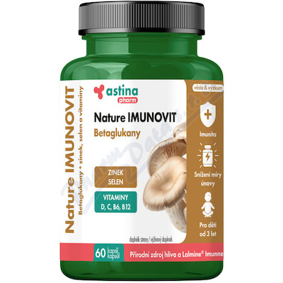 Astina Nature Imunovit Betaglukany 60 kapslí