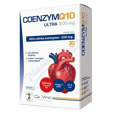 Coenzym Q10 Ultra 200mg Da Vinci Academia 30 tobolek