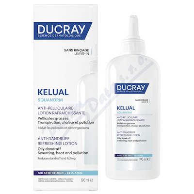 Ducray Kelual Squanorm Roztok Proti Lupům 190ml