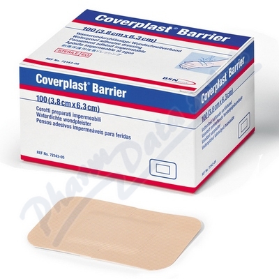 Coverplast Barrier Voděod.hyp.nápl.6.3x3.8cm 100ks