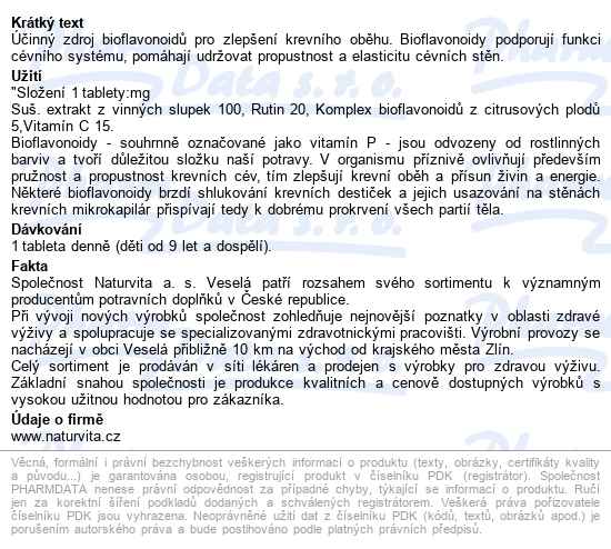 Naturvita Vinum Tbl.60 - popis