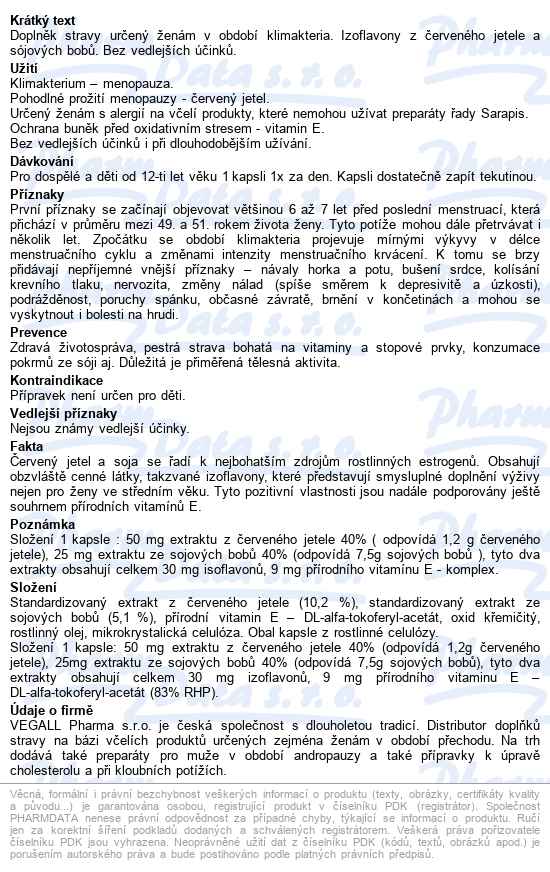 červený Jetel Plus Soja Cps.30 -rotklee Plus Soja - popis