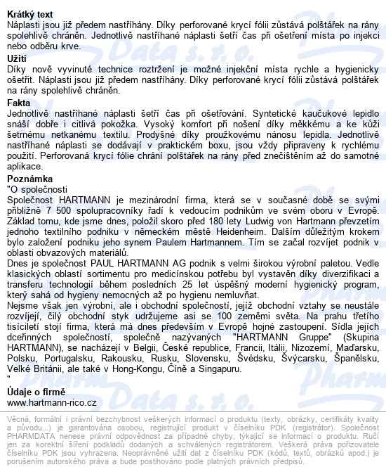Dermaplast Náplasti Soft Injection 16x40mm/250ks - popis