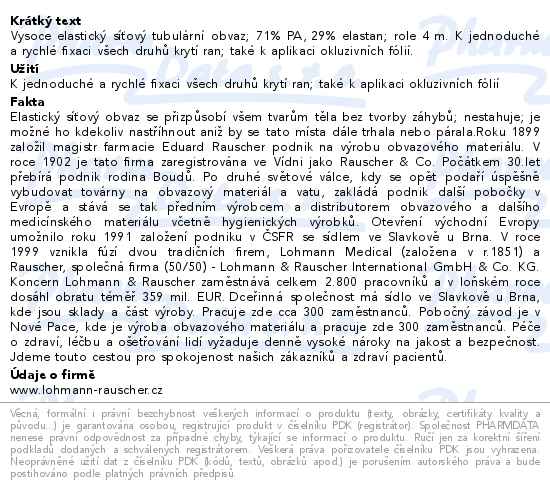 Obinadlo Pružné hadicové síťové Tg-fix D hlava, 4 m, 1 ks - popis