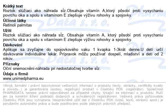 Sensivit 10ml - popis