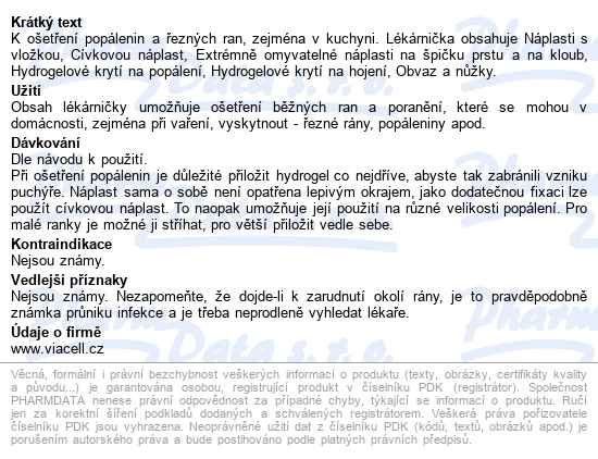 Viacell L111 Lékárnička Do Kuchyně - popis