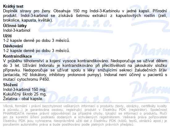Indonal Woman Cps.90 - popis