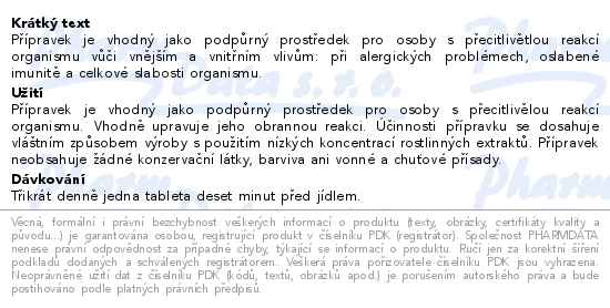 Jančovy tablety AL 100 tablet - popis