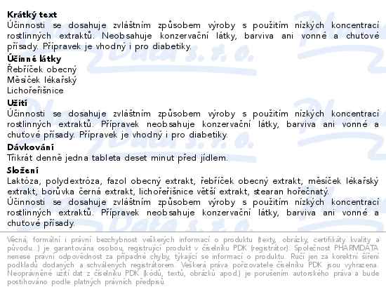 Jančovy tablety C 100 tablet - popis