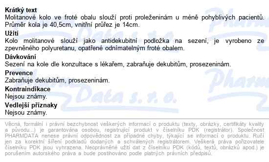 Kolo Pod Nemocné Molitan V Obalu - popis