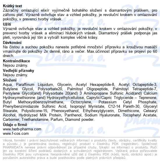 Fc Diamondceutical 30ml - popis