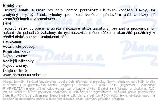 šátek Trojcípý Bavlna Lr - popis
