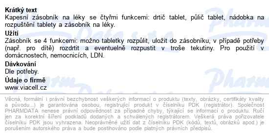 Půlič A Drtič Tablet 4v1 - popis