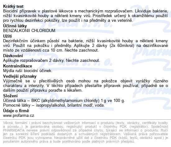 Ajatin Akut Sprej 1% 100ml - popis