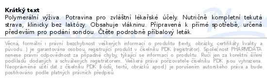 Nutrison Multi Fibre perorální roztok 1000ml - popis