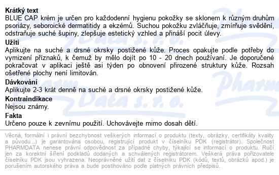Bluecap Krém 50g - popis