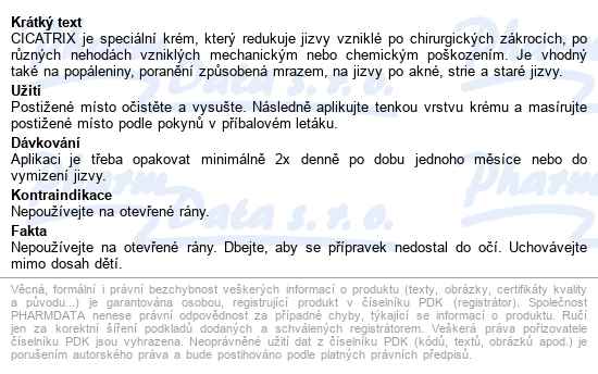 Cicatrix Krém 30ml - popis