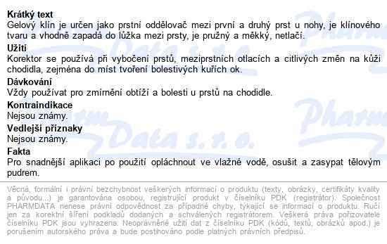 Dr.grepl Korektor Tělový Gel-line Velký - popis