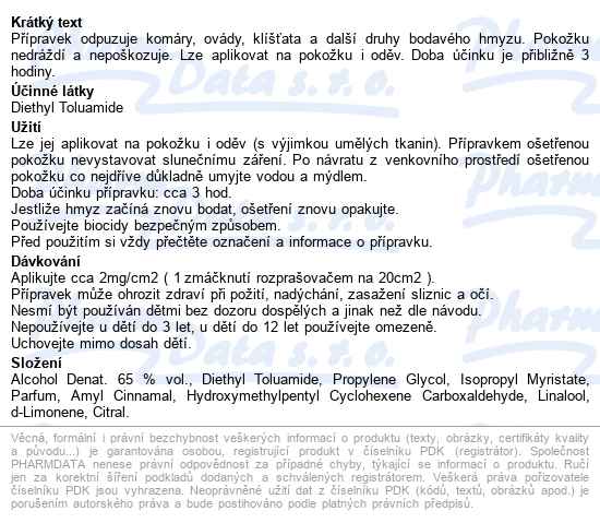 Alpa Repelent Sprej Forte 90ml - popis