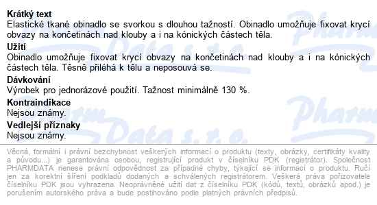 Matopat Matolast obinadlo elastické fixační 12cmx4m,1ks - popis