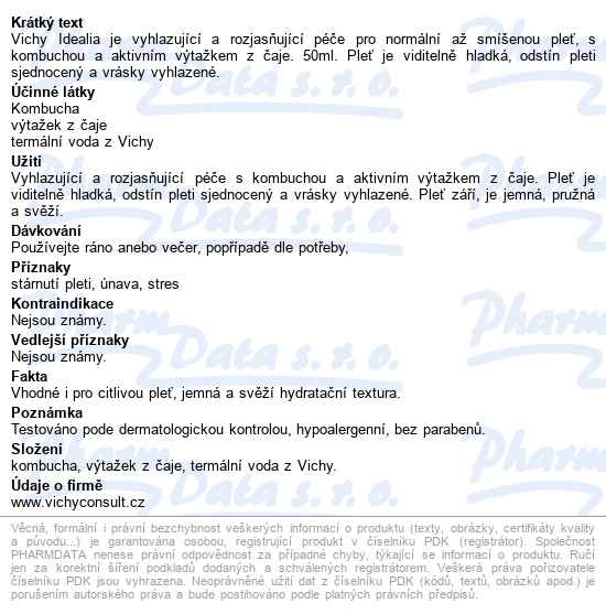 Vichy Idéalia Krém Na Normální Pleť 50ml - popis