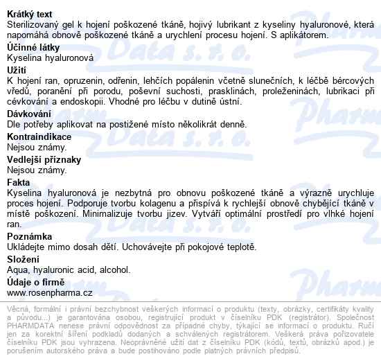 Rosen Ha Gel 16ml - popis